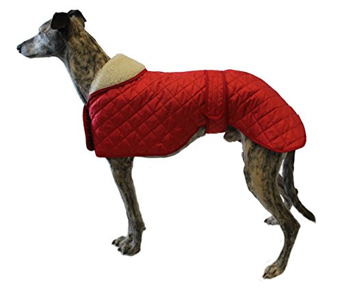 Cosipet Greyhound Anorak Nylon-Mantel, 66 cm, Rot von Cosipet