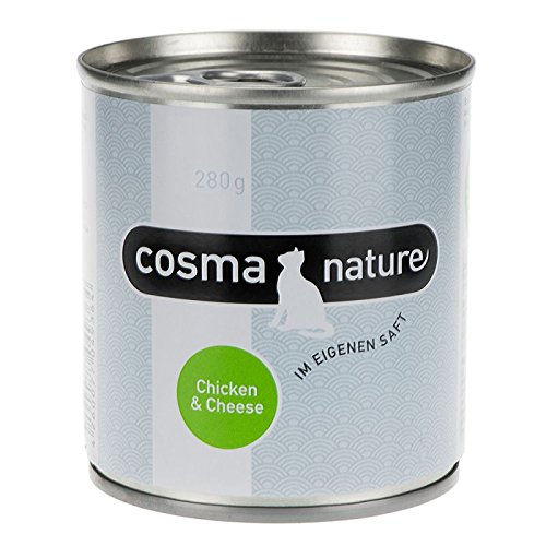 Cosma Nature Huhn & Käse 280 g. Eine Gesunde ausgewogenen Katzenfutter von Cosma Nature