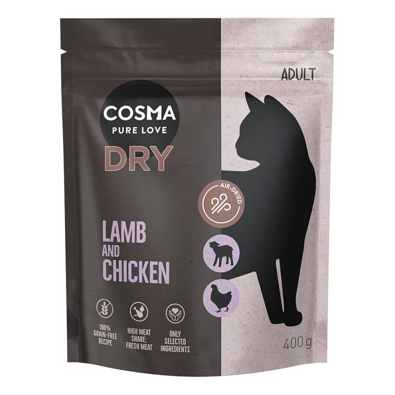 400 g Cosma Air-Dried zum Sonderpreis! - Lamm & Huhn von Cosma