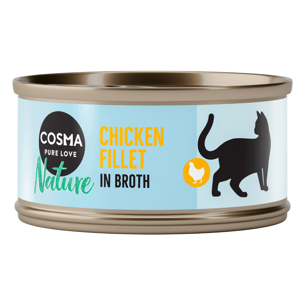 6 x 70 g Cosma Nature zum Sonderpreis! - Hühnchenfilet von Cosma