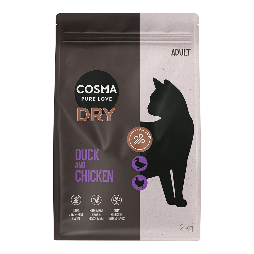 Cosma Air-dried Trockenfutter 2 kg zum Aktionspreis! - Ente & Huhn Cosma Air-dried Trockenfutter 2 kg zum Aktionspreis! - Ente & Huhn von Cosma
