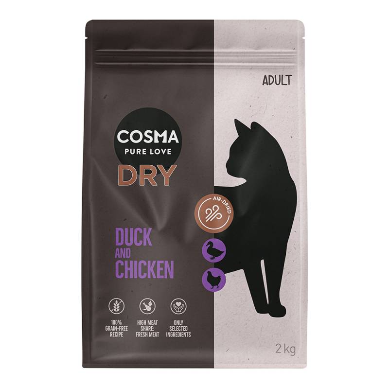 Cosma Air-dried Trockenfutter 2 kg zum Aktionspreis! - Ente & Huhn von Cosma