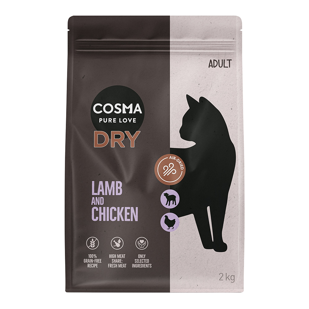 Cosma Air-dried Trockenfutter 2 kg zum Aktionspreis! - Lamm & Huhn Cosma Air-dried Trockenfutter 2 kg zum Aktionspreis! - Lamm & Huhn von Cosma