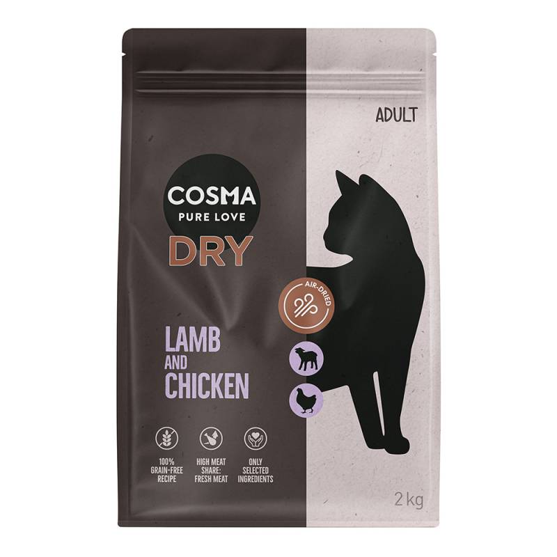 Cosma Air-dried Trockenfutter 2 kg zum Aktionspreis! - Lamm & Huhn von Cosma
