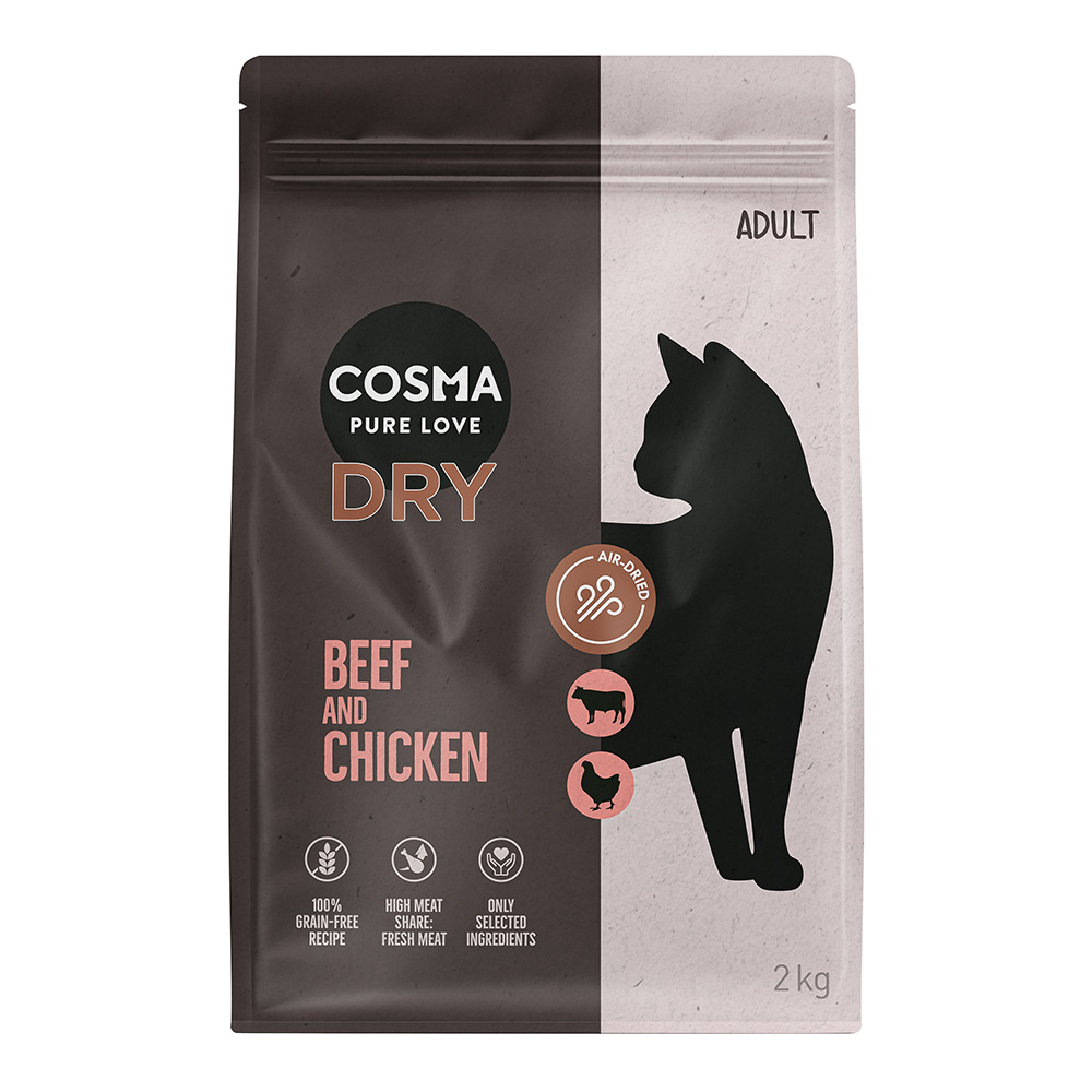 Cosma Air-dried Trockenfutter 2 kg zum Aktionspreis! - Rind & Huhn Cosma Air-dried Trockenfutter 2 kg zum Aktionspreis! - Rind & Huhn von Cosma