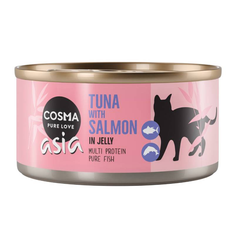 Cosma Asia in Jelly 6 x 170 g - Thunfisch mit Lachs von Cosma