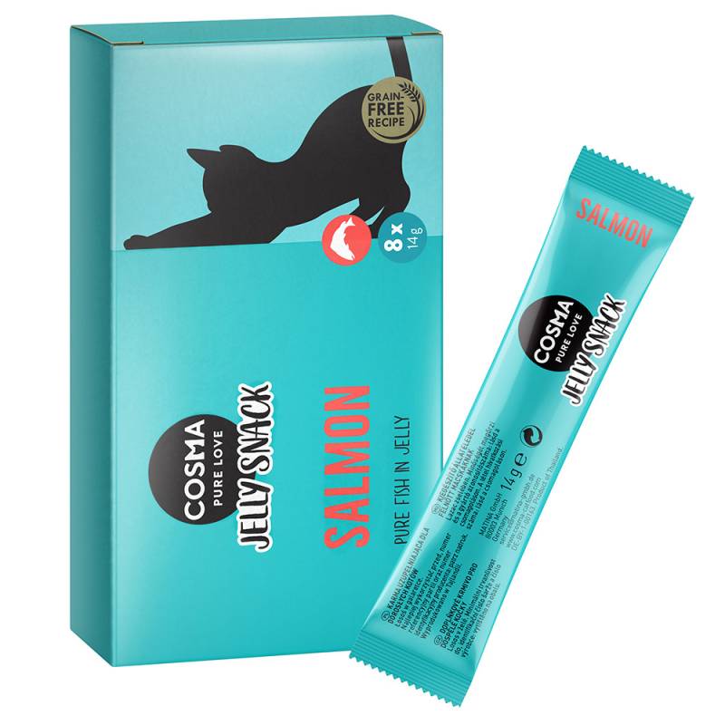 Cosma Jelly Snack 8 x 14 g - Lachs von Cosma