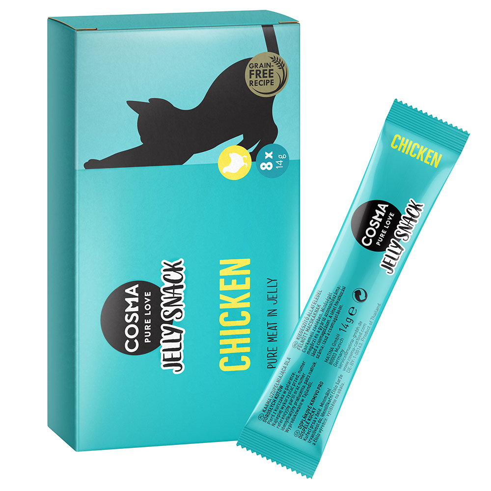 Cosma Jelly Snack 8 x 14 g - Mixpaket 1 Cosma Jelly Snack 8 x 14 g - Mixpaket 1 von Cosma