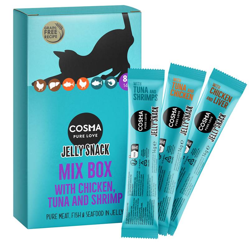 Cosma Jelly Snack 8 x 14 g - Mixpaket 2 von Cosma