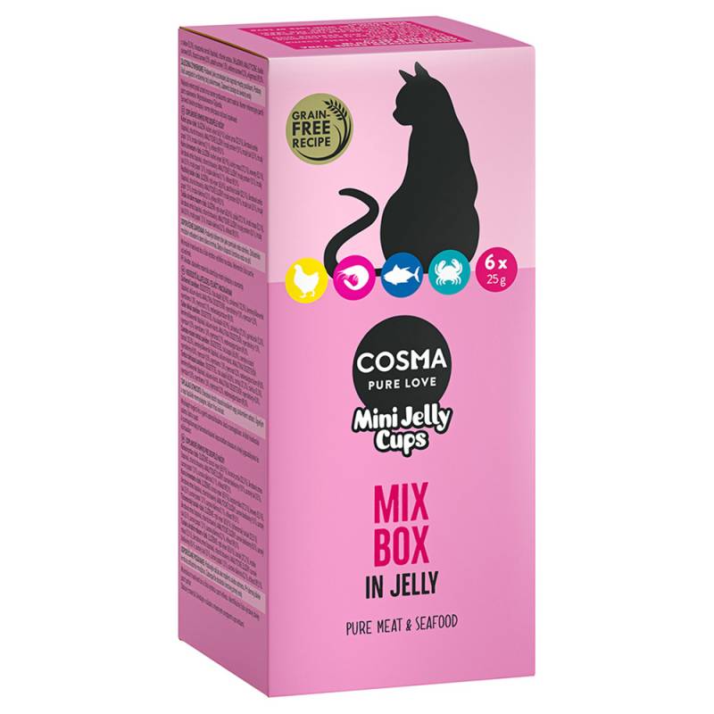 Cosma Mini Jelly Cups 6 x 25 g  - Mix von Cosma