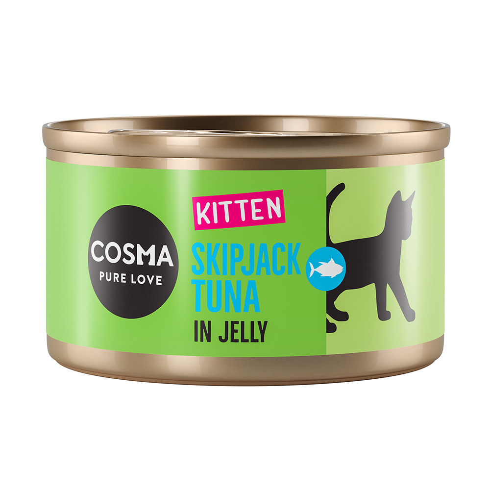 Cosma Original Kitten 24 x 85 g - Skipjack Thunfisch von Cosma