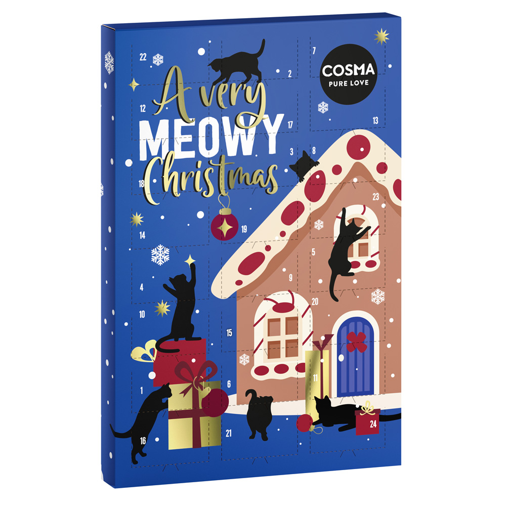 Cosma Snackies Adventskalender für Katzen - 3 Stück (31,5 g) von Cosma
