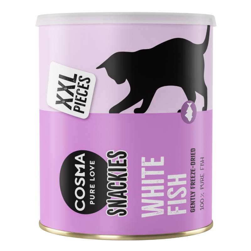 Cosma Snackies XXL Maxi Tube - Weißfisch (110 g) von Cosma