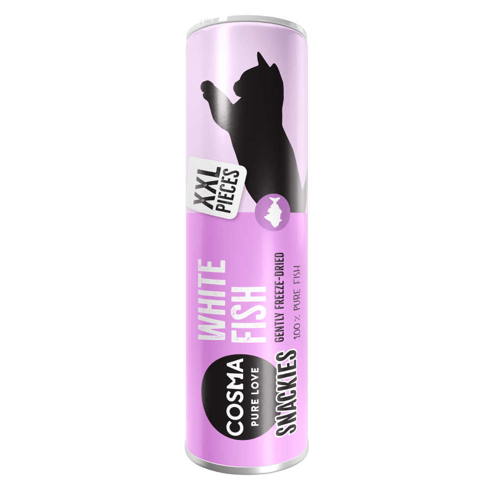 Cosma Snackies zum Sonderpreis! - XXL Stückchen: Weißfisch (18 g) von Cosma