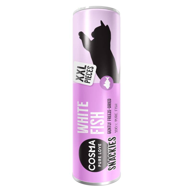 Cosma Snackies zum Sonderpreis! - XXL Stückchen: Weißfisch (18 g) von Cosma