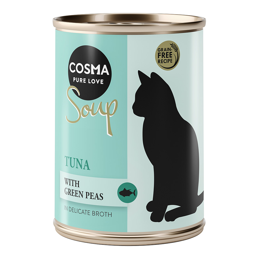 Cosma Soup 6 x 100 g zum Sonderpreis! - Thunfisch mit grünen Erbsen Cosma Soup 6 x 100 g zum Sonderpreis! - Thunfisch mit grünen Erbsen von Cosma