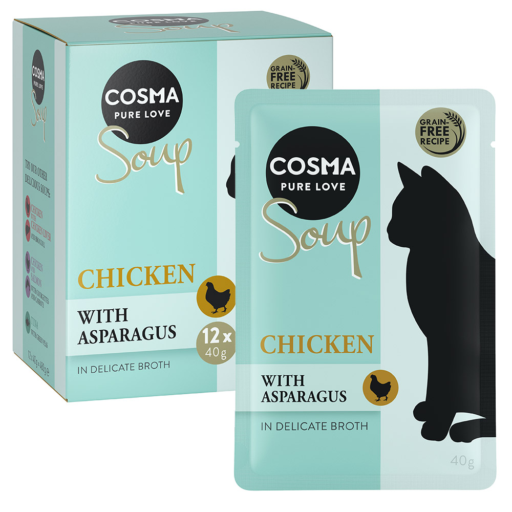 Jetzt 20 % günstiger: Sparpaket Cosma Soup 48 x 40 g! - Hühnchenbrust mit Spargel Jetzt 20 % günstiger: Sparpaket Cosma Soup 48 x 40 g! - Hühnchenbrust mit Spargel von Cosma
