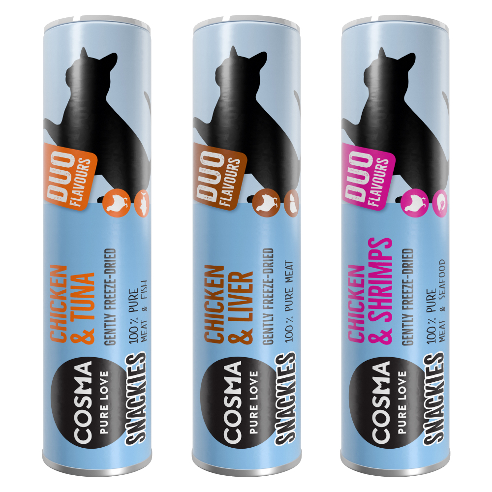 Probiermix Cosma Snackies DUO - Alle 3 Sorten (77g) von Cosma