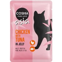 Sparpaket Cosma Asia Frischebeutel 24 x 100 g - Huhn & Thunfisch von Cosma