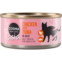 Sparpaket Cosma Asia in Jelly 24 x 170 g - Huhn & Thunfisch von Cosma