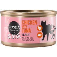 Sparpaket Cosma Asia in Jelly 24 x 85 g - Huhn & Thunfisch von Cosma