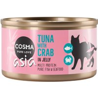 Sparpaket Cosma Asia in Jelly 24 x 85 g - Thunfisch & Krebsfleisch von Cosma