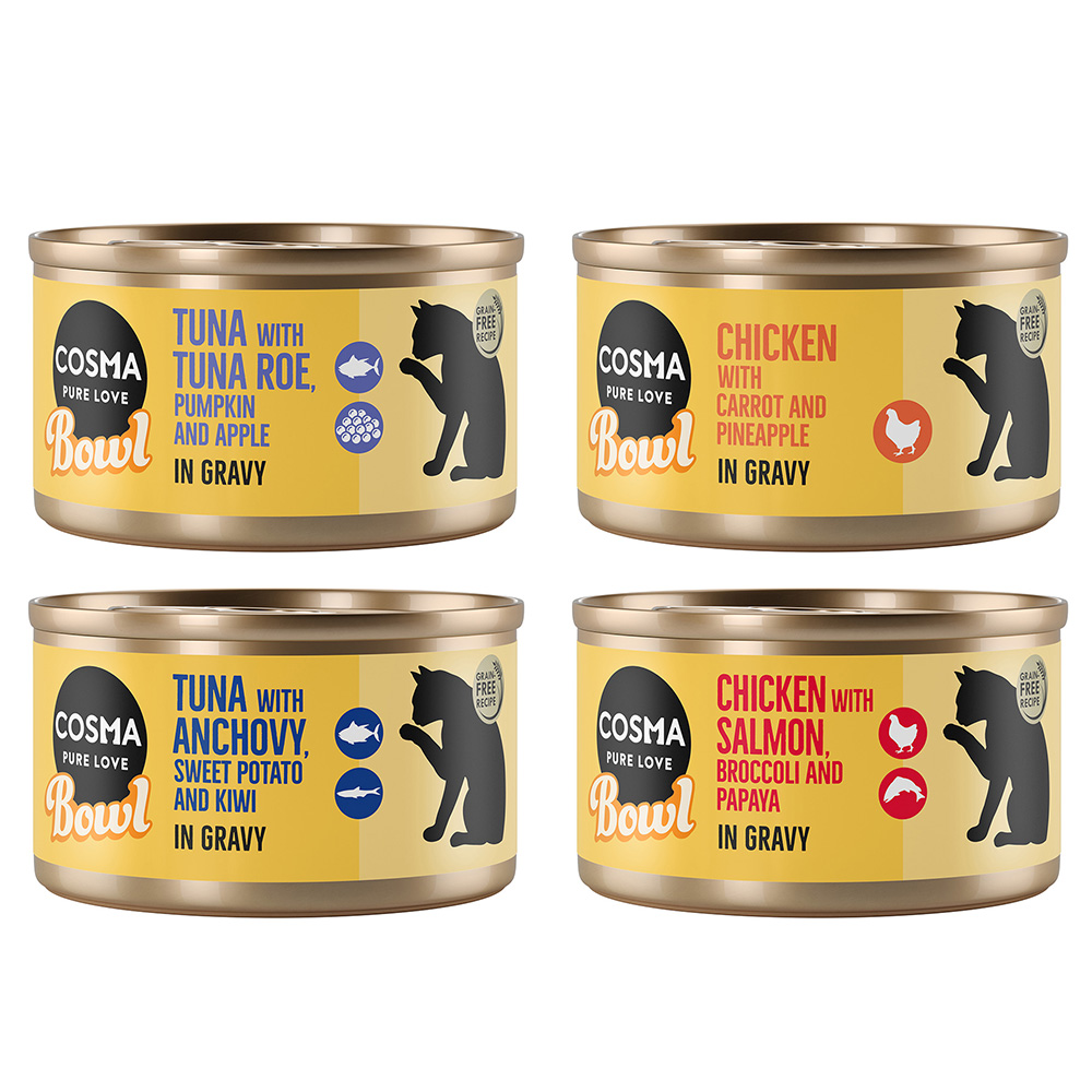 Sparpaket Cosma Bowl 24 x 80 g - Mix Sparpaket Cosma Bowl 24 x 80 g - Mix von Cosma