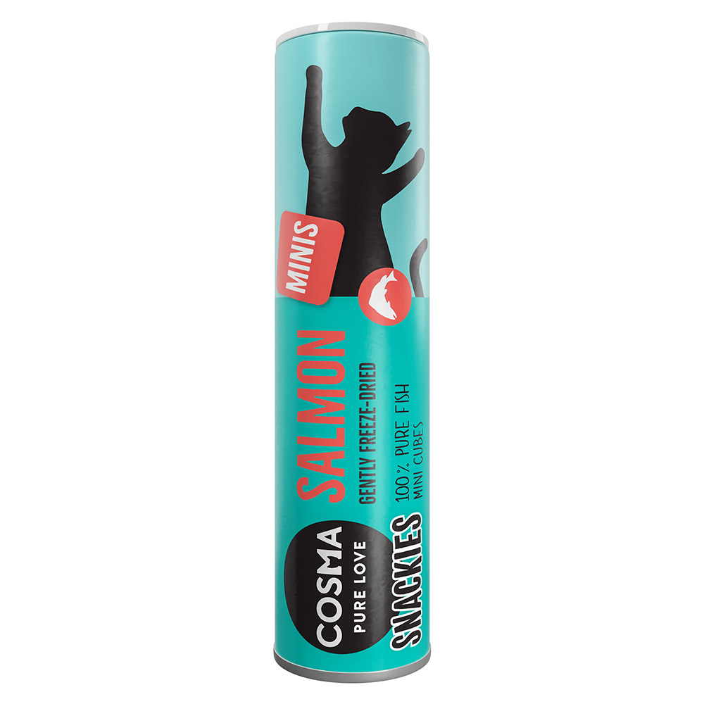 Sparpaket Cosma Snackies Minis  - 5 x Lachs (105 g) von Cosma