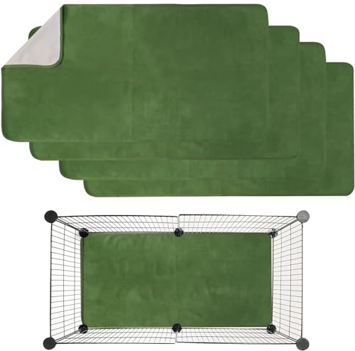 CosyCradle Guinea Pig Cage Liners Guinea Pig Bedding Washable & Pee Pads for Guinea Pig Fast Absorbent Non-Slip 4 Pack 35 * 70cm CosyCradle Guinea Pig Cage Liners Guinea Pig Bedding Washable & Pee Pads for Guinea Pig Fast Absorbent Non-Slip 4 Pack 35 * 70cm von CosyCradle