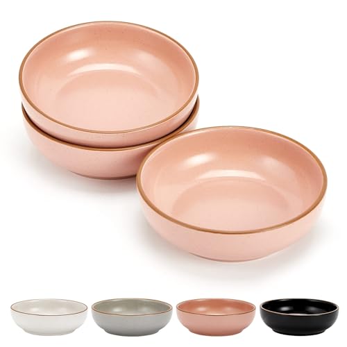 Keramik-Katzennäpfe, Howise Futternapf Katzenschalen für Futter und Wasser, 13,2 cm Katzenfutternapf, 3er-Pack, Haustierschalen für Katzen und Welpen, mattes rosa Finish Keramik-Katzennäpfe, Howise Futternapf Katzenschalen für Futter und Wasser, 13,2 cm Katzenfutternapf, 3er-Pack, Haustierschalen für Katzen und Welpen, mattes rosa Finish von Cottagecore