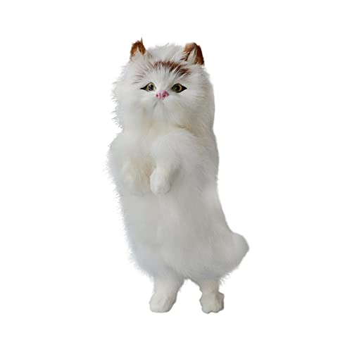 Courtieyeardceastea Realistisches Katzenmodell, Spielzeug, Katze, Plüschtiermodell, Partyzubehör für Tischdekoration, Typ 7 Courtieyeardceastea Realistisches Katzenmodell, Spielzeug, Katze, Plüschtiermodell, Partyzubehör für Tischdekoration, Typ 7 von Courtieyeardceastea