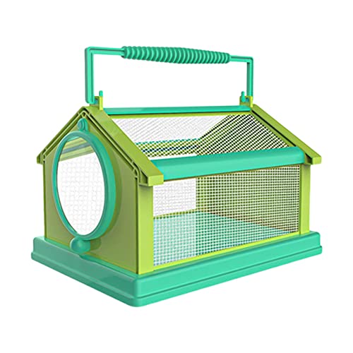 Tragbarer Schmetterlings-Insekten-Lebensraum, Tiere, Raupen, Outdoor, für Kinder, Seeblau, 20 x 15 x 13,5 cm von Courtieyeardceastea