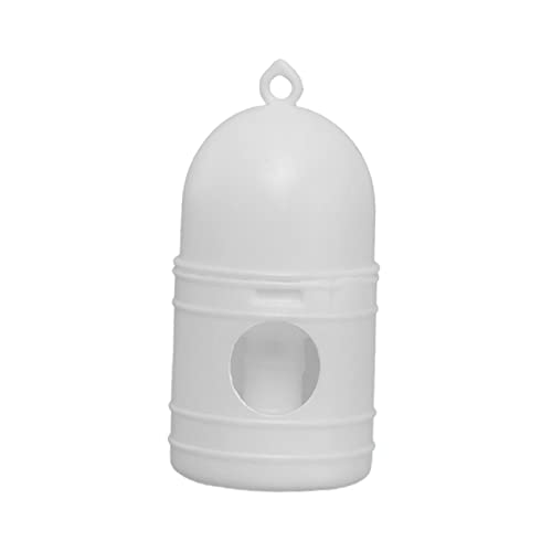 Wasserspender für Papageien, Taubentränke, Bewässerung für Sittiche, Käfigzubehör, Weiß, 12 x 25 cm Wasserspender für Papageien, Taubentränke, Bewässerung für Sittiche, Käfigzubehör, Weiß, 12 x 25 cm von Courtieyeardceastea