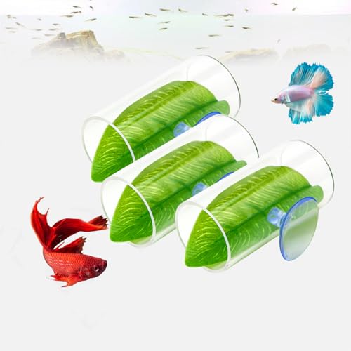 CousDUoBe Betta-Fisch-Acryl-Tunnel, 3 Stück, Betta-Fischblatt-Pad, simuliert den natürlichen Lebensraum für Betta-Kaichplätze, Brutstätten, Ruhebeete CousDUoBe Betta-Fisch-Acryl-Tunnel, 3 Stück, Betta-Fischblatt-Pad, simuliert den natürlichen Lebensraum für Betta-Kaichplätze, Brutstätten, Ruhebeete von CousDUoBe