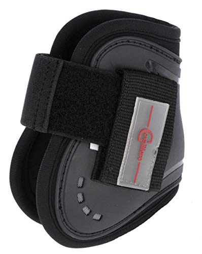 Covalliero 3211618 Streichkappen Tecair Paarweise Schwarz, Cob von Covalliero