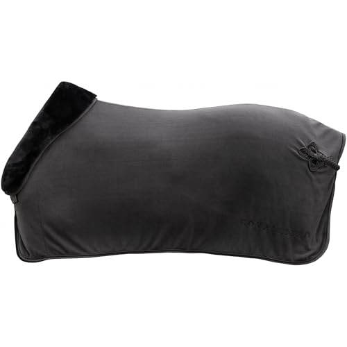 Covalliero - Abschwitzdecke Anniversary – Pferdedecke mit Teddy-Fleece-Kragen – atmungsaktive Fleecedecke – Elegante Pferde-Outdoordecke – Pferde Zubehör in Graphite – 155 cm Covalliero - Abschwitzdecke Anniversary – Pferdedecke mit Teddy-Fleece-Kragen – atmungsaktive Fleecedecke – Elegante Pferde-Outdoordecke – Pferde Zubehör in Graphite – 155 cm von Covalliero
