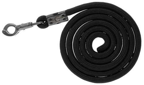 Covalliero Führstrick Black FS 2025, Größe:Karabinerhaken von Covalliero
