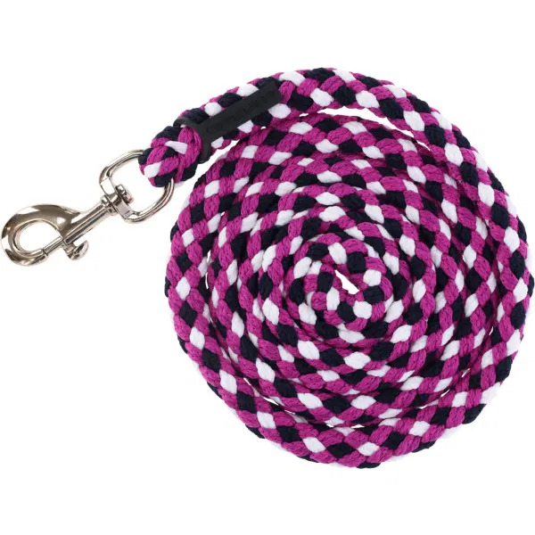 Covalliero Führstrick Hippo FS26 dark navy / light berry, Karabinerhaken Covalliero Führstrick Hippo FS26 dark navy / light berry, Karabinerhaken von Covalliero