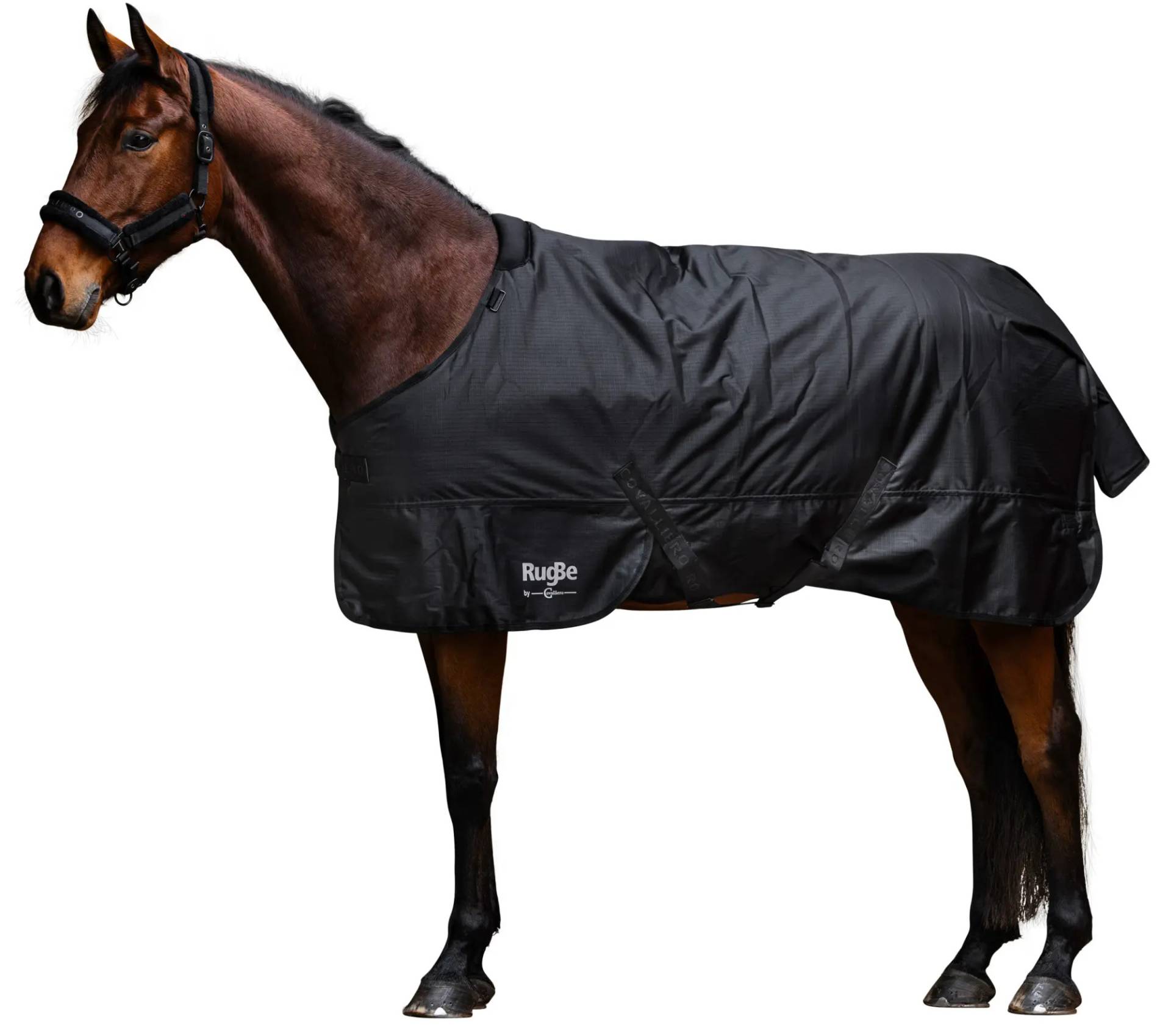 Covalliero Outdoordecke 300g RugBe Schwarz, Gr. 135cm Covalliero Outdoordecke 300g RugBe Schwarz, Gr. 135cm von Covalliero