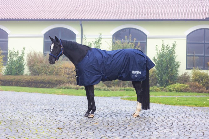 Covalliero Outdoordecke RugBe Zero  Dark Navy, Gr. 135 cm von Covalliero