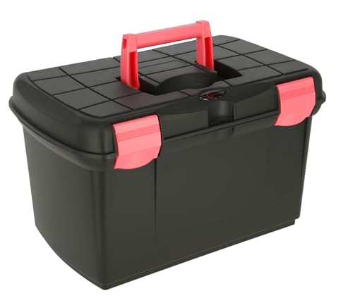 Covalliero Putzbox Arrezzo schw./Fuchsia mit herausnehmbaren Einsatz von Covalliero