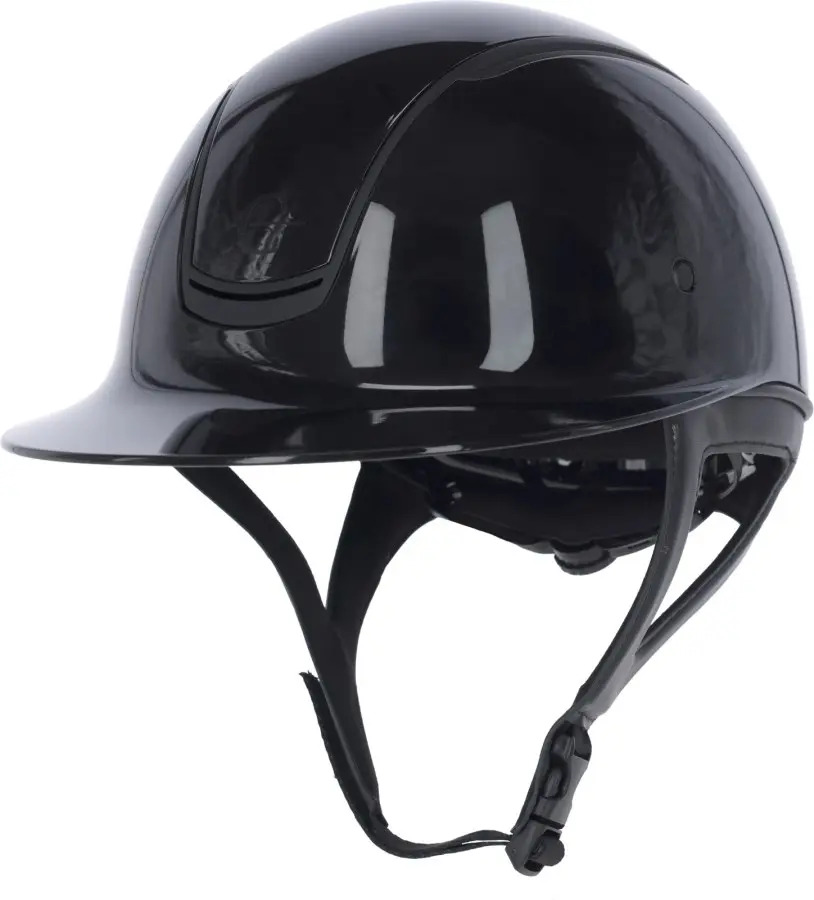 Covalliero Reithelm Eclipse Polo Lackschwarz, Gr. 56-58 cm von Covalliero