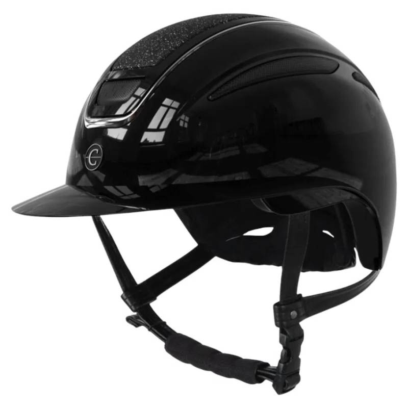 Covalliero Reithelm Elite Polo Lackschwarz, Gr. M 56-58cm Covalliero Reithelm Elite Polo Lackschwarz, Gr. M 56-58cm von Covalliero