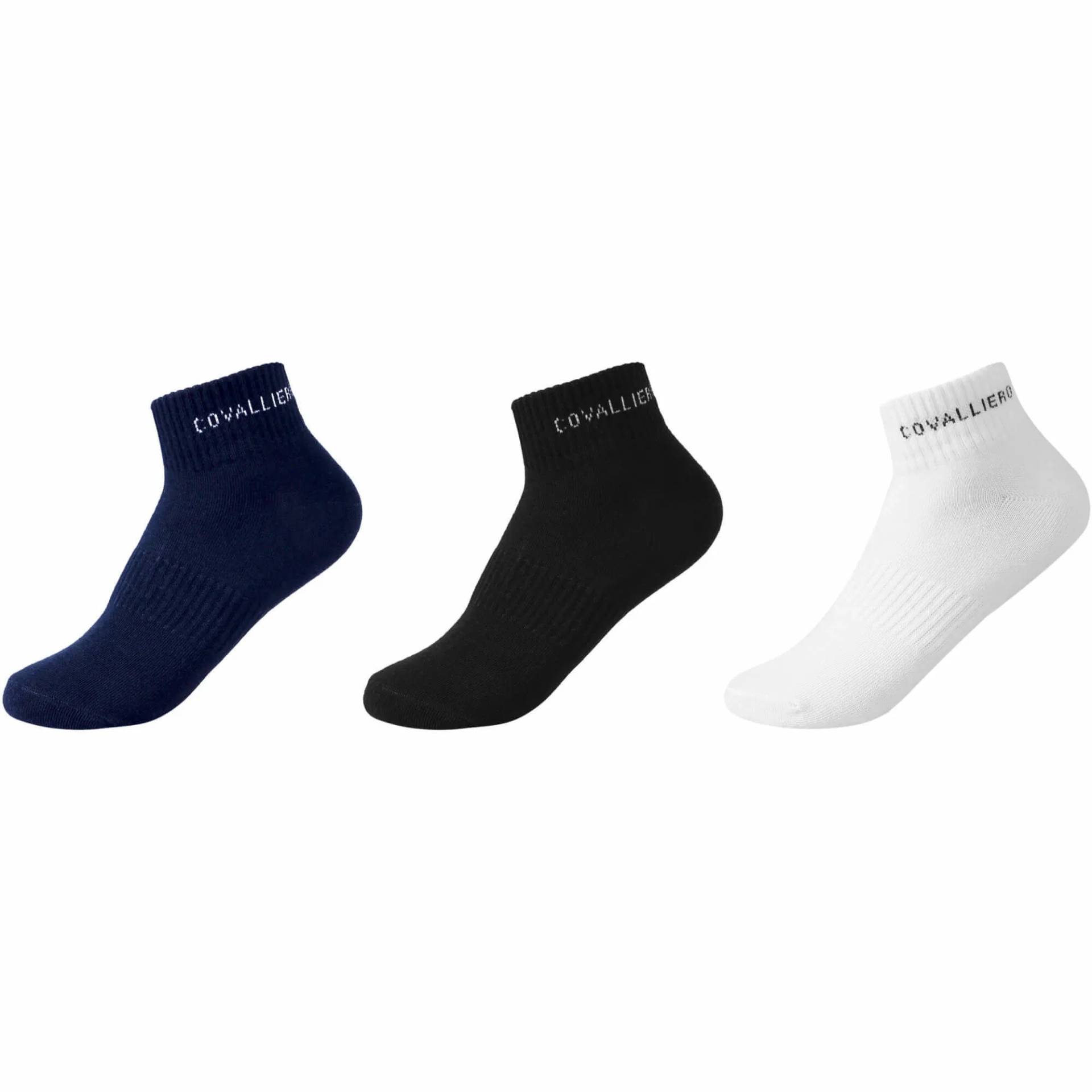 Covalliero Sportsocken 3er-Pack Dark Navy/ Black/ White, 34-36 Covalliero Sportsocken 3er-Pack Dark Navy/ Black/ White, 34-36 von Covalliero