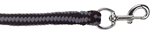 Führstrick Hippo m. Karabiner schwarz/Silber Führstrick Hippo m. Karabiner schwarz/Silber von Covalliero