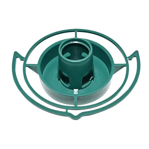 Vogelhäuschen für den Garten im Freien, hängendes Vogelhäuschen aus Kunststoff, Vogelhäuschenflasche Futtersäulen Für Vögel Edelstahl (Dark Green, One Size) von Covermason