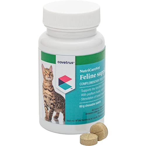 Covetrus NutriCareVet Gastro Support zur Unterstützung der Magenfunktion von Katzen - 80 Kautabletten von Covetrus