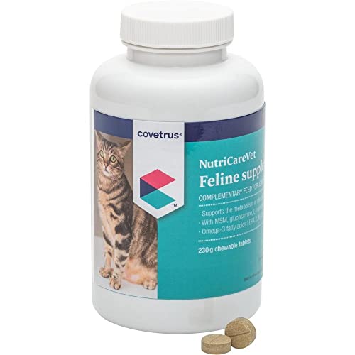 Covetrus NutriCareVet Joint Support zur Unterstützung der physiologischen Gelenkfunktion von Katzen - 300 Kautabletten von Covetrus