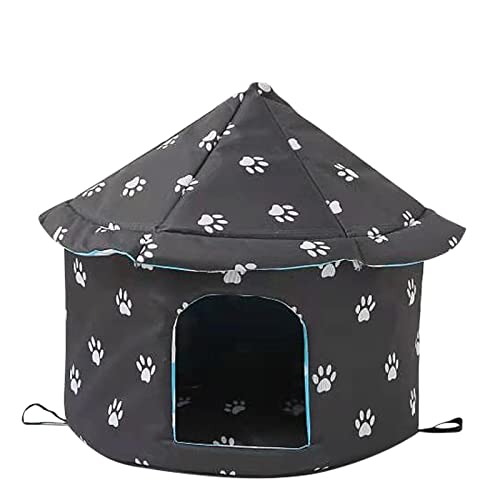 Hundehütte für Katzen, isoliert, für den Außenbereich, isoliert, für den Winter, beheizbar, für Hunde, isoliert, Höhle, Unterschlupf, Katze, für den Außenbereich, kleiner Unterschlupf, für Katzen von Cowslip