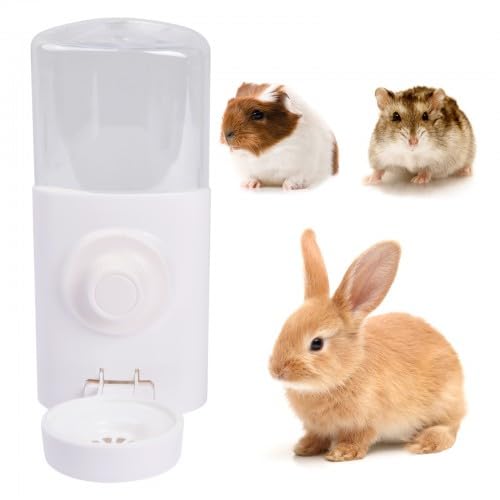 Cozlly Automatischen Wassertrinken Spender 600ml, Haustier Trinkflasche, Trinkflasche Kaninchen, Kleintier-Wasserflasche, Hängender Wasserspender, für Hasen, Chinchilla, Lgel, Frettchen, Hamster von Cozlly